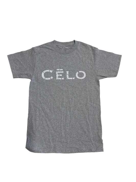 Fractured Logo Across Chest Tee